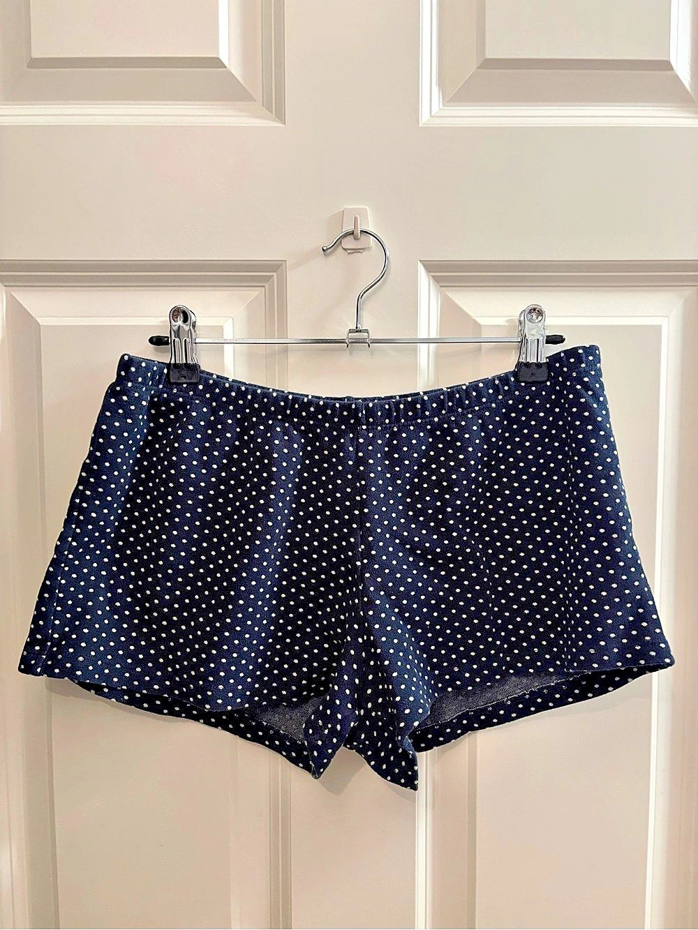 Brandy Melville Polka Dot Sleep Shorts in Navy & White
